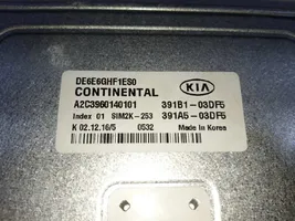 KIA Niro Engine control unit/module ECU 391B103DF5