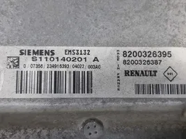 Renault Clio II Komputer / Sterownik ECU silnika 8200326395