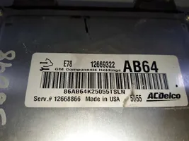 Opel Adam Centralina/modulo motore ECU 12669322