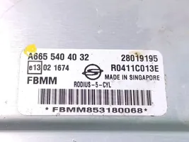 SsangYong Rodius Komputer / Sterownik ECU silnika A6655404032