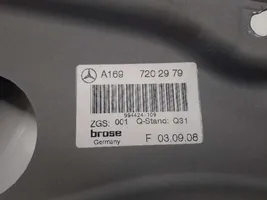 Mercedes-Benz A W169 Mechaninis priekinio lango pakėlimo mechanizmas A1697202979