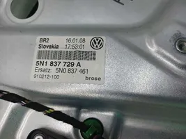 Volkswagen Tiguan Alzacristalli manuale della portiera anteriore 5N0837461