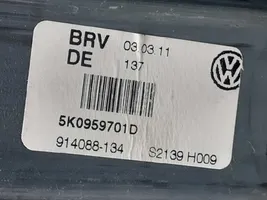 Volkswagen Golf SportWagen Alzacristalli manuale della portiera anteriore 5K0837461D