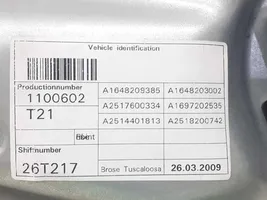 Mercedes-Benz R W251 Etuoven manuaalinen ikkunan nostin A2517201579