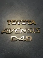 Toyota Avensis T250 Logo, emblème de fabricant 