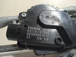 Toyota Verso Etupyyhkimen vivusto ja moottori 851100F040