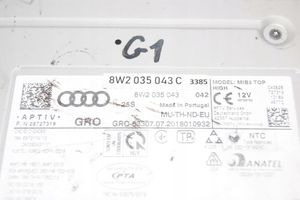 Audi A4 S4 B9 Multimedian ohjauslaite 8W2035043C