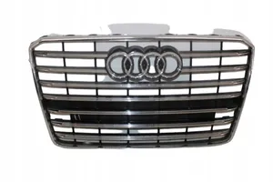 Audi A8 S8 D4 4H Maskownica / Grill / Atrapa górna chłodnicy 4H0853651AA