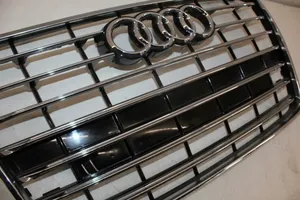 Audi A8 S8 D4 4H Etupuskurin ylempi jäähdytinsäleikkö 4H0853651AA