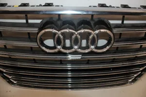 Audi A8 S8 D4 4H Maskownica / Grill / Atrapa górna chłodnicy 4H0853651AA