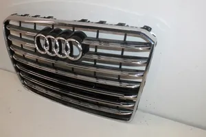 Audi A8 S8 D4 4H Maskownica / Grill / Atrapa górna chłodnicy 4H0853651AA