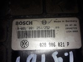 Volkswagen Sharan Moottorin ohjainlaite/moduuli 0281001251252