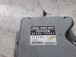 Toyota Prius (XW20) Relè ventola riscaldamento 8716547020