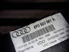 Audi A3 S3 8P Spidometras (prietaisų skydelis) 8P0920981K