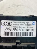 Audi A4 S4 B7 8E 8H Centralina del climatizzatore 8E0820043BL