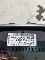 Mercedes-Benz C W203 Блок управления кондиционера воздуха / климата/ печки (в салоне) A2038303485