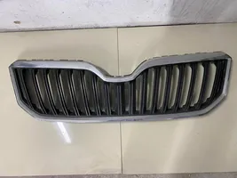 Skoda Yeti (5L) Maskownica / Grill / Atrapa górna chłodnicy 5l0853668b