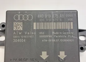 Audi A6 S6 C7 4G Unité de commande, module PDC aide au stationnement 4H0919475AB