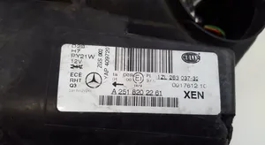 Mercedes-Benz R W251 Lampa przednia A2518202261