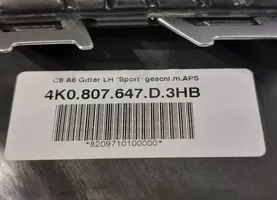 Audi A6 S6 C8 4K Kratka dolna zderzaka przedniego 4K0807647D