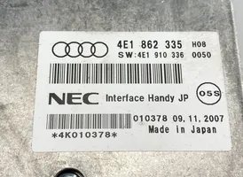 Audi A6 S6 C6 4F Sterownik / Moduł sterujący telefonem 4E1862335