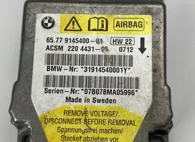 BMW 6 E63 E64 Airbag control unit/module 6577914540001