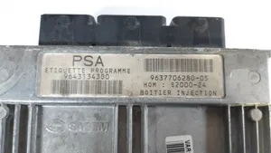 Peugeot Partner Calculateur moteur ECU 9643134380