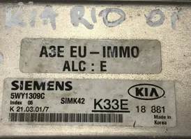KIA Rio Calculateur moteur ECU 5WY1309C