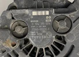 Toyota Corolla E120 E130 Generaattori/laturi 0124315024