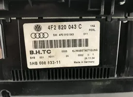 Audi A6 S6 C6 4F Panel klimatyzacji 4F2820043