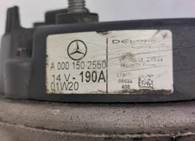 Mercedes-Benz C W203 Alternador A0001502550
