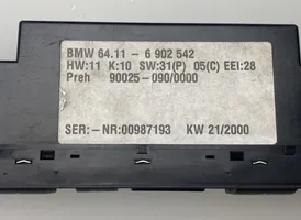 BMW 5 E39 Centralina del climatizzatore 6416902542