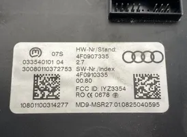 Audi A6 S6 C6 4F Module de contrôle sans clé Go 4F0907335