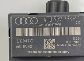 Audi A6 S6 C6 4F Unité de commande module de porte 4F0959793P