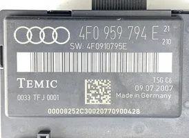 Audi A6 S6 C6 4F Unité de commande module de porte 4F0959794E