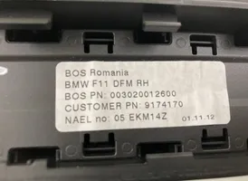 BMW 5 F10 F11 Takaoven häikäisysuoja/verho 9918011936