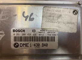 BMW 3 E46 Calculateur moteur ECU 0261204420