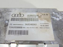 Audi A8 S8 D3 4E Unité de commande, module téléphone 4E0862333B