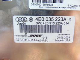 Audi A8 S8 D3 4E Äänentoistojärjestelmäsarja 4E0035223A