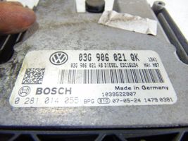 Volkswagen Golf V Unité de commande, module ECU de moteur 03G906021QK