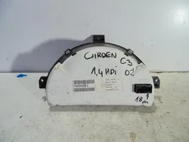 Citroen C3 Compteur de vitesse tableau de bord P9645994280