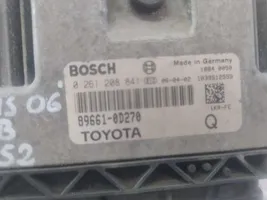 Toyota Yaris Moottorin ohjainlaite/moduuli (käytetyt) 89661-0D270