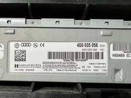 Audi A4 S4 B8 8K Radio/CD/DVD/GPS-pääyksikkö 4G0035056