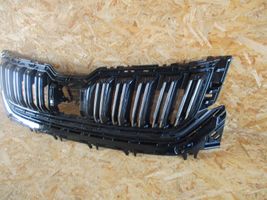 Skoda Kodiaq Grille calandre supérieure de pare-chocs avant 565853663E