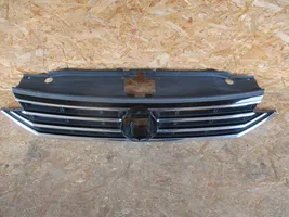 Volkswagen PASSAT B8 Maskownica / Grill / Atrapa górna chłodnicy 3G0853651BL