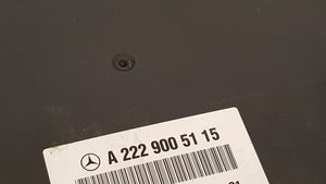 Mercedes-Benz S W222 Module de commande suspension pneumatique arrière A2229005115