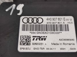 Audi A8 S8 D4 4H Moduł / Sterownik hamulca postojowego EMF 4H0907801E
