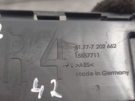 BMW 3 E90 E91 Listello di supporto del sottoporta 7202662