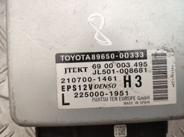 Toyota Yaris Ohjaustehostimen ohjainlaite/moduuli 896500D333