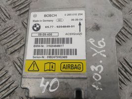 BMW X6 E71 Sterownik / Moduł Airbag 9204849